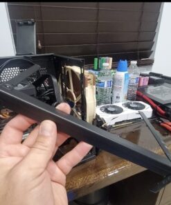 Thermaltake Core V1 SPCC Mini ITX Cube Gaming Computer Case Chassis, Interchangeable Side Panels, Black Edition, CA-1B8-00S1WN-00 113 61ZHHQF6KOL