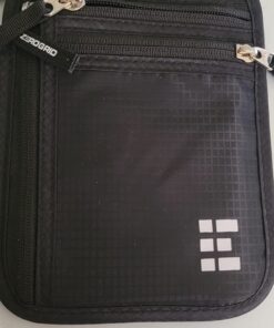 Travel Neck Wallet with RFID Blocking, Travel Neck Pouch Passport Holder for Women and Men Keep Valuables Safe One Size Black 49 61ZIsN0aeL