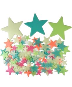 Great Explorations: Colorful Stars Super Kit, Glow In The Dark Ceiling Stars. 150 Pieces in an assortment of sizes and colors Wonder Stars 24 61ZK0qyQIIL