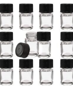 Alternative view of 1st Choice Glass Vials, 1/2 Dram, Pack of 12