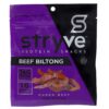 Stryve Original Biltong | Low Fat, Low Carb, Low Sugar | 12g Protein | 2.25oz | Gluten Free and Ketogenic