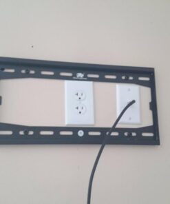 Mounting Dream TV Mount Fixed for Most 26-55 Inch LED, LCD and Plasma TV, TV Wall Mount TV Bracket up to VESA 400x400mm and 100 LBS Loading Capacity, Low Profile and Space Saving Flat Mount MD2361-K 46 61ZNZneLcDL