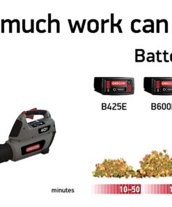 Oregon Cordless BL300 40V 151 MPH Leaf Blower with 4.0Ah Battery and Charger 18 61ZO9Wa1D0L