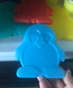 Fit & Fresh Cool Coolers Kids Lunch Box Ice Packs, Slim Ice Packs for Lunch Bags, Lunch Ice Packs Reusable-Multicolored 4 Pack (Penguin) Penguin 47 61ZOEiLKNCL 2