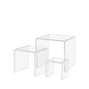Clear Acrylic Riser Set of 3 (3-Inch, 4-Inch, 5-Inch) 28 61ZP1yzqHiL