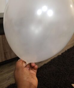 Elecrainbow 12 Inches 320 Grams Thickened White Balloons,White Party Supplies for Birthday Wedding Baby Shower Graduation Anniversary Memorial Day,100 Count 47 61ZPyLtmgqL