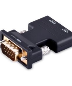 Tendak Active 1080P Female HDMI to VGA Male Converter Adapter Dongle with 3.5mm Stereo Audio Portable HDMI Connector for Laptop PC PS3 Xbox STB Blu-ray DVD TV Stick 21 61ZRq4k5F L