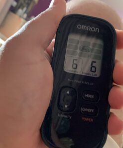 OMRON Max Power Relief TENS Unit Muscle Stimulator, Simulated Massage Therapy for Lower Back, Arm, Shoulder, Leg, Foot, and Arthritis Pain, Drug-Free Pain Relief (PM500) 34 61ZS3IPB7PL