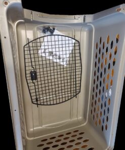 Petmate Vari Dog Kennel 40", Taupe & Black, Portable Dog Crate for Pets 70-90lbs, Made in USA 40"L x 27"W x 30"H Kennel Only 43 61ZS5krgPzL