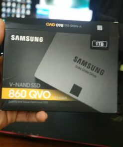 SAMSUNG 860 QVO 1TB Solid State Drive (MZ-76Q1T0B/AM) V-NAND, SATA 6Gb/s, Quality and Value Optimized SSD Single 54 61ZTrIX5rEL