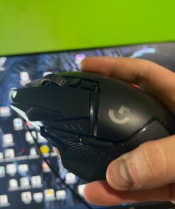 Logitech G502 Lightspeed Wireless Gaming Mouse with Hero 25K Sensor, PowerPlay Compatible, Tunable Weights and Lightsync RGB - Black 53 61ZUAnkmeOL