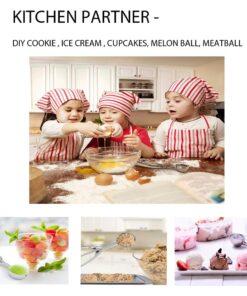 18/8 Stainless Steel Cookie Scoop for Baking, Small Size, Durable Ice Cream Scooper, 1 Tablespoon 12 61ZVqSHRjDL