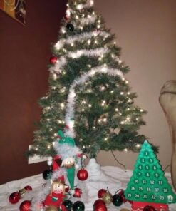 Elf Plush Christmas Stuffed Dolls, Set of 2 - 12" Boy and Girl Elves Holiday Cute Plush Shelf Toys - Fun Kids Buddy Figurine Decorations, Christmas Winter Holiday Party Festive Decor and Gift Exchange 49 61ZWGFatbxL