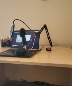 USB Microphone, MAONO 192KHZ/24Bit Plug & Play PC Computer Podcast Condenser Cardioid Metal Mic Kit with Professional Sound Chipset for Recording, Gaming, Singing, YouTube (AU-A04) Black 40 61ZXVCpxPPL