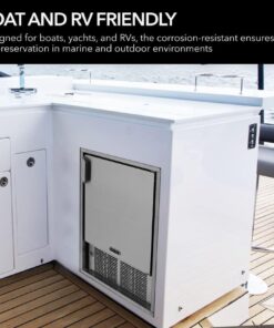 Whynter MIM-14231SS 14'' Undercounter Automatic Stainless Steel Marine 23lb Daily Output Ice Makers, One Size 24 61ZaHf6K2mL