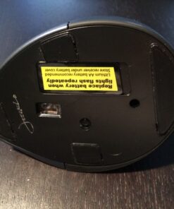 Anker 2.4G Wireless Vertical Ergonomic Optical Mouse, 800 / 1200 /1600 DPI, 5 Buttons for Laptop, Desktop, PC, Macbook - Black 45 61ZbocNTrL