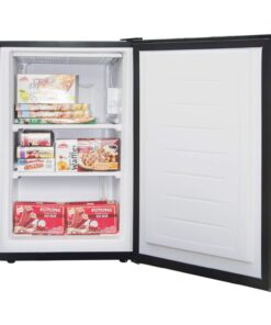 Magic Chef MCUF3S2 Compact Sleek 3 Cubic Foot Freestanding Mini Small Upright Freezer, Stainless Steel 3.0 cu. ft. 16 61ZfIIJS20L