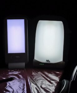 Aura Day Light Lamp, 10,000 Lux of Full Spectrum Bright Light with Adjustable Lux Dial and Timer- 100% UV Free{2 Year Warranty Includes Bulb and Lamp} 39 61Zgv20F2ML