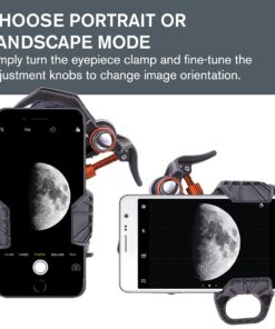 Celestron – NexYZ – 3–Axis Universal Smartphone Adapter for Telescope – Digiscoping Smartphone Adapter – Capture Images and Video Through Your Telescope or Spotting Scope NeXYZ 3-Axis Smartphone Adapter 34 61Zh 8cMO4S