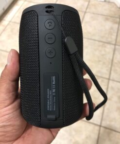 MusiBaby M68 Wireless Bluetooth Speaker, Portable, Waterproof, 1500 Minute Playtime, Dual Pairing, 360 Stereo Sound, Amazing Bass, Black 46 61Zi1ZkPfRL