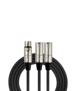 Alternative view of Kirlin Cable Y-303-06 - 6 Feet - XLR Female to Dual XLR Male Y-Cable