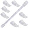 Bébé Earth Anti-Tip Straps (8-Pack) - Baby Proofing & Child Safety Kit, White 40 61ZiwljqAuL 4