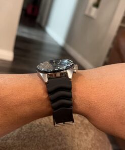 Seiko Original Rubber Curved Line Watch Band 22mm Divers Model and Genuine Seiko Spring Bars 46 61ZlA3dHkL