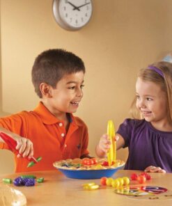 Learning Resources Super Sorting Pie - 68 Pieces, Ages 3+ Toddler Fine Motor Toy, Preschool Learning Games, Develops Counting and Color Recognition, Pretend Play Food, Kids Tweezers 27 61Zn6i4QQ4L