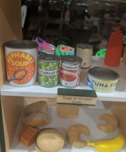 KidKraft 115-Piece Deluxe Tasty Treats Pretend Play Food Set, Plastic Grocery and Pantry Items, Gift for Ages 3+ 53 61ZnYjdzpFL