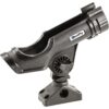 Scotty #230-BK Powerlock Black Rod Holder with #241 Side Deck Mount 118 61Zo1S6KhyL