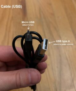 VersionTECH. Mini Handheld Fan, USB Desk Fan, Small Personal Portable Table Fan with USB Rechargeable Battery Operated Cooling Folding Electric Fan for Travel Office Room Household Black 44 61ZoMGrBjRL