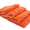 Korean Plush Premium Edgeless Microfiber Detailing Towels (16"x16") 4-Pack (Orange) Orange 5 61ZqS6BngbL