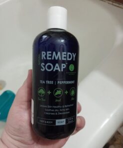 Truremedy Naturals Remedy Tea Tree Oil Body Wash - Body Wash That Helps Body Odor, Ringworm, & Skin Irritations - Tea Tree Soap Body Wash (1 pk, 12 oz) 12 Fl Oz (Pack of 1) 31 61ZqYqrK4qL 2