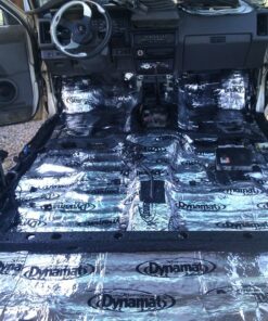 Dynamat 10455 18" x 32" x 0.067" Thick Self-Adhesive Sound Deadener with Xtreme Bulk Pack, (9 Sheets) , Black Sound Deadner 35 61ZrexPMVZL