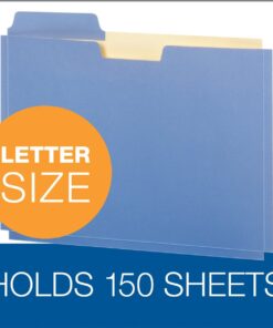 Pendaflex Globe-Weis/Pendaflex File Folder Pockets, 150 Sheet Capacity, Letter Size, Double Top, 1/3 Cut Tabs, Assorted Colors, 10 Pack (FP153L10 ASST) 11 61ZrnjojLPL