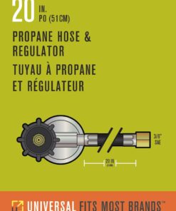 Char-Broil 5484667 Hose and Regulator,Black, 20 inches, Black 18 61ZtcdrEmEL