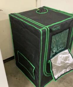 Green Hut 2x2 Grow Tent, 24"x24"x36" 600D Mylar Hydroponic Growing Tents for Plants Inside Reflective Grow Tent Growing Room Hydroponic System 24"X24"X36" 34 61Ztkno8O7L