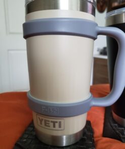 F-32 Handle - 19 COLORS - 20oz Size - Compatible with 20 Oz YETI Tumbler Travel Mug - BPA FREE (20OZ, ZEN GRAY, 1 Count (Pack of 1)) 20ozZen Gray 20.0 ounces 26 61ZuDoc O6L