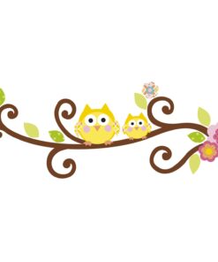 RoomMates RMK2079GM Happi Scroll Tree Letter Branch Peel and Stick Giant Wall Decal 21 61Zv99AbtTL