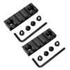 HooGou 2 Pcs 5 Slot 2" Picatinny Weaver Rail Section for Keymod Handguard Mount Rail System Black (5 Slots / 2 Pack) 8 61ZvFb2OzlL