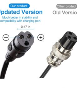 LotFancy 24V 2A Scooter Battery Charger, for Razor E300, E200, E100, E125, E150, PR200, E225S, E325S, E175, E500, CC2420 Electric Scooter, MX350 Dirt Bike, Pocket Mod, UL Listed, Fast Charge 9 61Zw2jIk09L