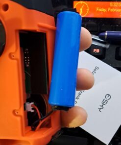 Esky Emergency Hand Crank Radio with 3 LED Flashlight, AM/FM/NOAA Portable Weather Radio with 2000mAh Power Bank Phone Charger, Solar Powered USB Charged Radio for Indoor Outdoor Camping, SOS Alarm Red 44 61a04cmlwcL