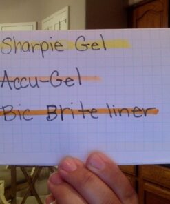 G.T. Luscombe Company, Inc. Accu-Gel Bible-Hi-Glider Bible Study Set | No Bleed Solid Gel Highlighter | No Smearing or Fading | Long Lasting Bright Translucent Colors (Set of 6) 1-Set Set of 6 57 61a0bAqri4L