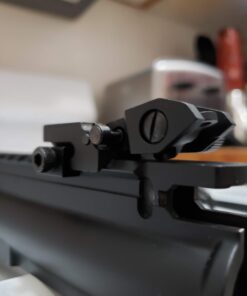 Feyachi Flip Up Iron Sight Front Rear Sight Compatible for Picatinny Rail and Weaver Rail of Rifle, Foldable Sights Black 63 61a0m97DtJL