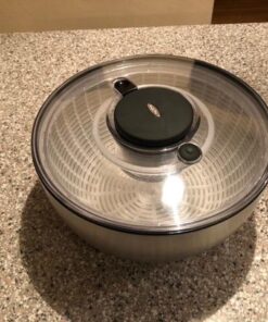 OXO Good Grips Stainless Steel Salad Spinner, 6.34 Qt. 47 61a7Tq55AL