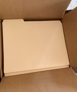 Amazon Basics 1/3-Cut Tab, Assorted Positions File Folders, Letter Size, Manila - Pack of 100 23 61a8Diuo6fL