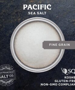 Pacific Ocean Gourmet Sea Salt - 2 lbs. Fine Grain by San Francisco Salt Company 2 Pound (Pack of 1) 9 61a8XslEwWL