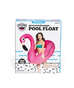 BigMouth Inc. Pink Flamingo Pool Float, Inflates to Over 4ft. Wide, Funny Inflatable Vinyl Summer Pool or Beach Toy, Patch Kit Included 24 61a8asuqgBL