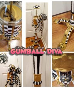 6260 Great Northern 15" Vintage Candy Gumball Machine & Bank with Stand - Everyone Loves Gumballs! Red 48 61aCiBflE2L