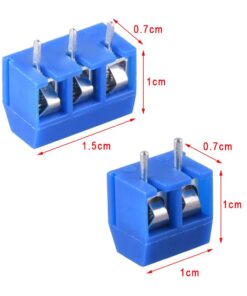 AUSTOR 100 Pcs PCB Board Kit Including 30 Pcs PCB Boards 30 Pcs 40 Pin 2.54mm Header Connector(Bonus: 10 Pcs 2P&3P Terminal Blocks and 30 Pcs Caps) 19 61aD0mh0JLL